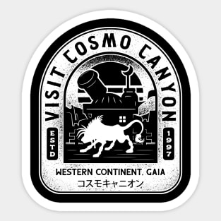 Visit Cosmo Canyon Crest Sticker